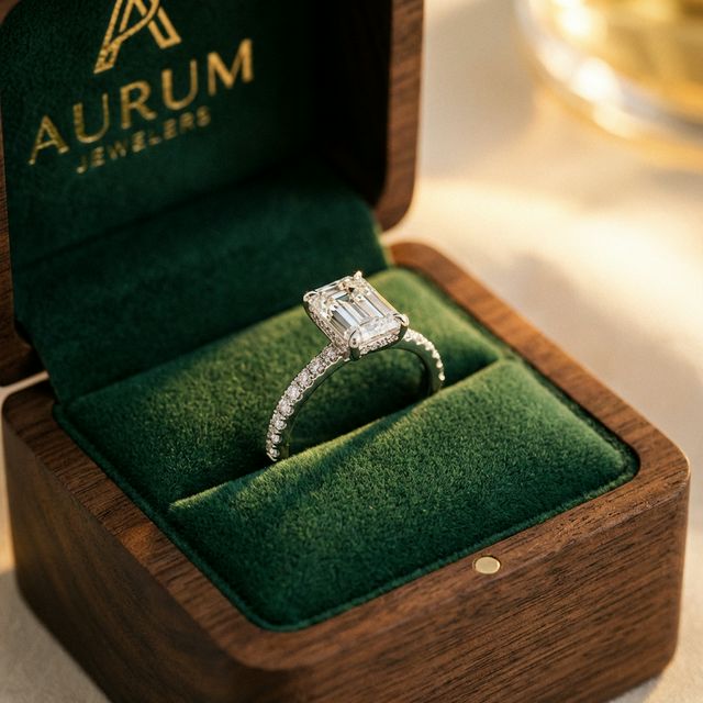 Anillo Solitario Diamante Corte Princesa 1.5ct